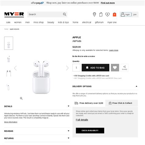 airpods pro myer